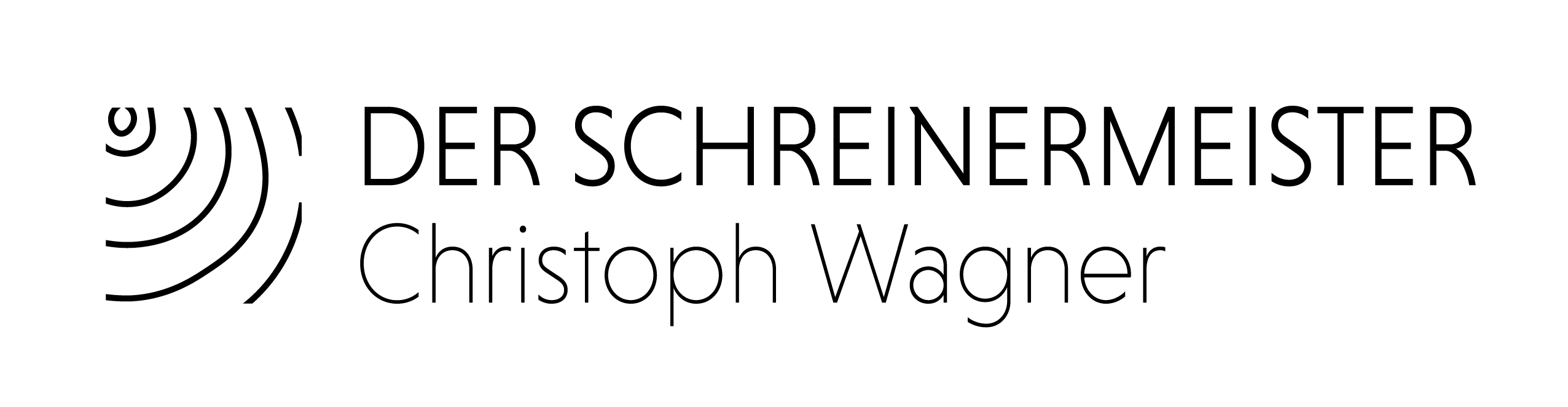 Logo des Unternehmens Der Schreinermeister schwarz