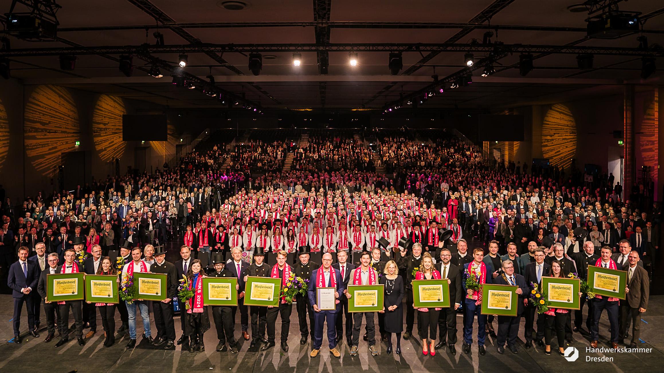 Meisterfeier 2024 in Dresden, Ehrung der Jahrgangsbesten
